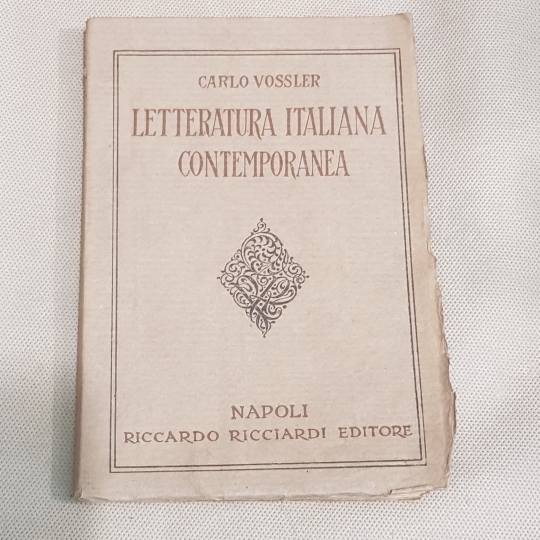 Letteratura italiana contemporanea. Dal Romanticismo al Futurismo. Traduzione dal tedesco …