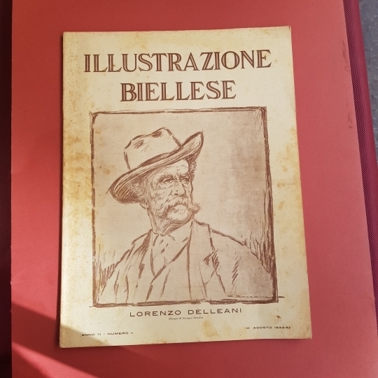 Illustrazione Biellese Copertina e articolo su Lorenzo Delleani. Anno III, …