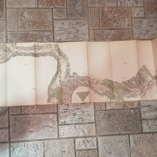 KARTE DER ST GOTTHARD-BAHN / CARTE DU CHEMIN DE FER …