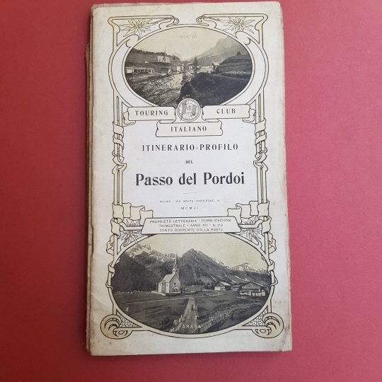 Itinerario - profilo del Passo del Pordoi