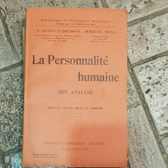 La Personnalité humaine, son analyse.