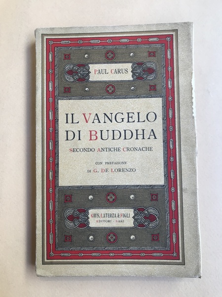 Il vangelo di Buddha secondo antiche cronache con prefazione di …