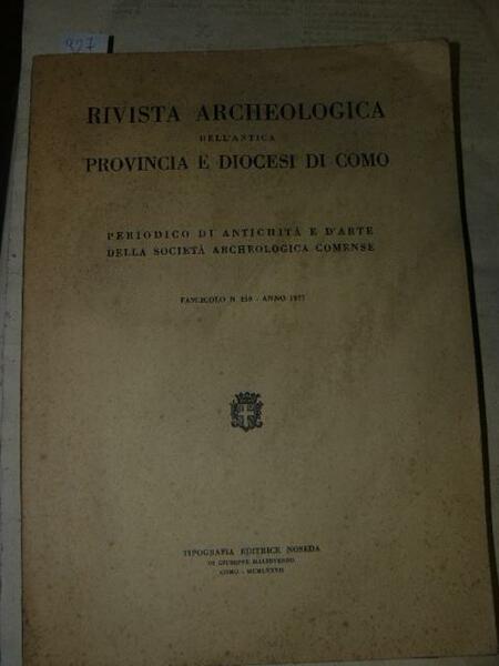 Rivista archeologica dell'antica provincia e diocesi di Como. Periodico di …