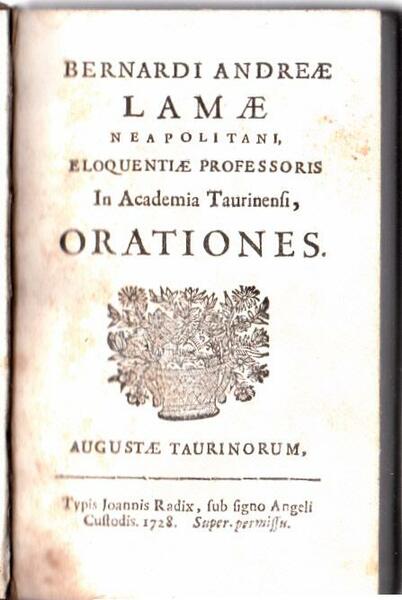 Orationes unito a:M. Augustuini Campiani Privernatis et antecessoris taurinensis. . …