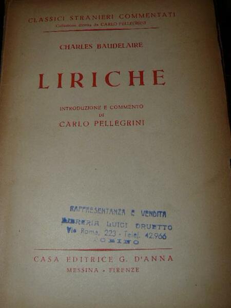 Liriche. Introduzione e commento di Carlo Pellegrini
