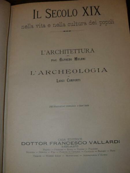 L'architettura. L'Archeologia