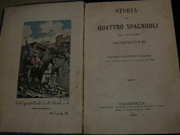 Storia di quattro spagnoli del cittadino Montjoye. seconda edizione italiana …