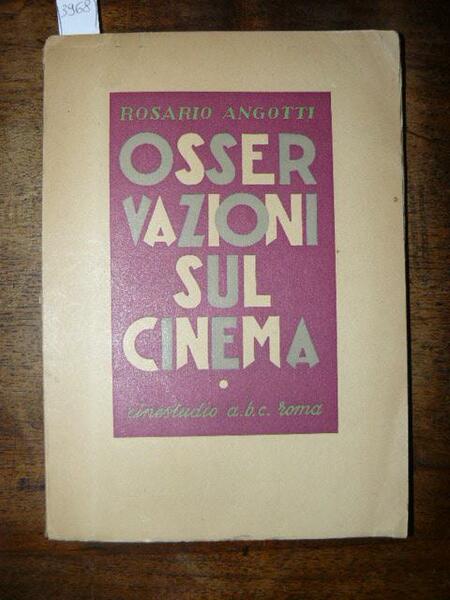 Osservazioni sul cinema