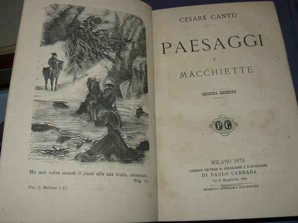 Paesaggi e macchiette. Seconda edizione