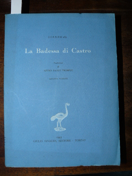 La badessa di Castro, Traduzione di Pietro Paolo Trompeo, Seconda …