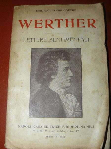 Werther lettere sentimentali