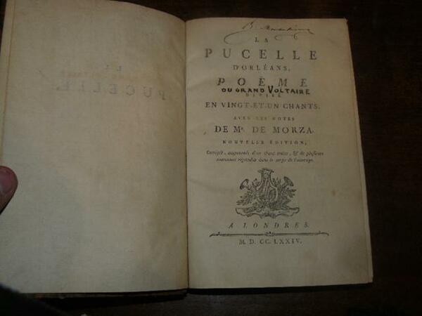 La pucelle d'Orleans, poeme divisé en vingt et un chants …