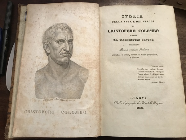 Storia della vita e dei viaggi di Cristoforo Colombo. Prima …