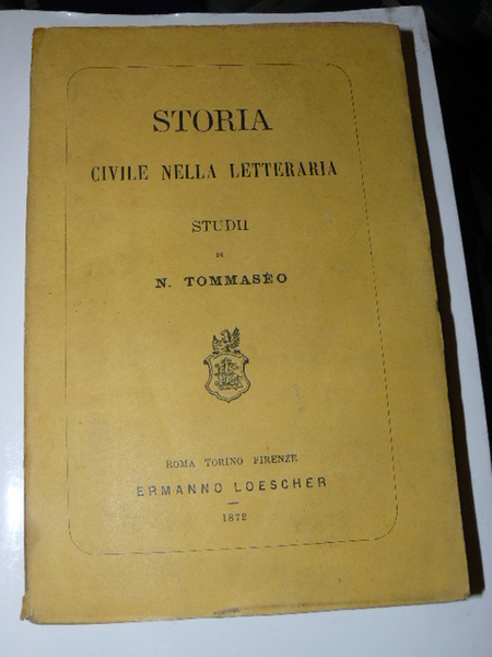 Storia civile nella letteratura. Studi