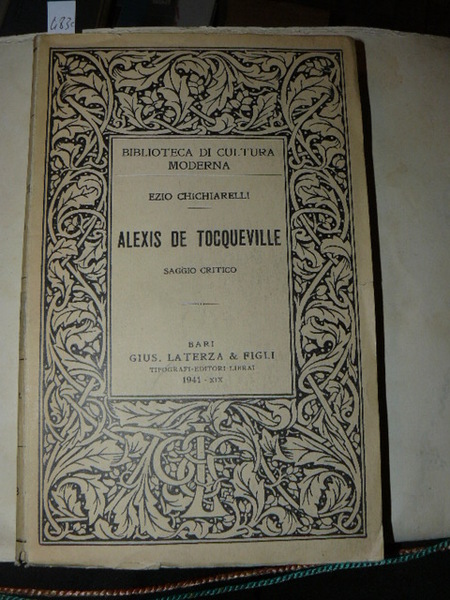 Alexis de Tocqueville. Saggio critico.