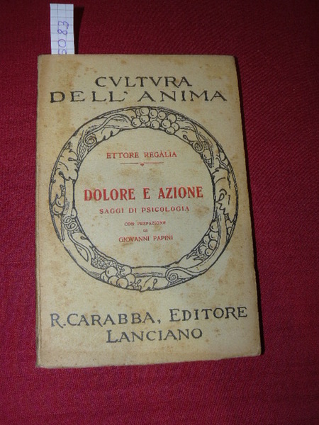 Dolore e azione. Saggi di Psicologia. Con Prefazione di Giovanni …