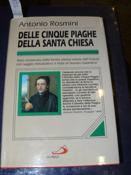 Delle cinque piaghe della Santa Chiesa. Testo ricostruito nella forma …