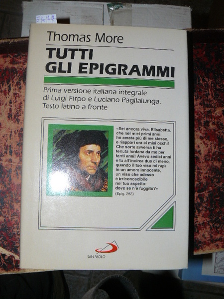 Tutti gli epigrammi. Traduzione di Luigi Firpo e Luciano Paglialunga. …