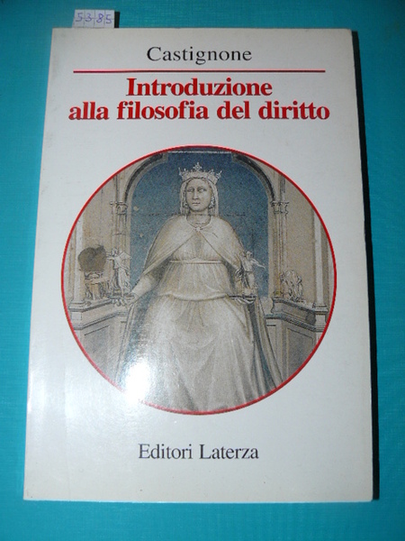 Introduzione alla filosofia del diritto. Prima edizione