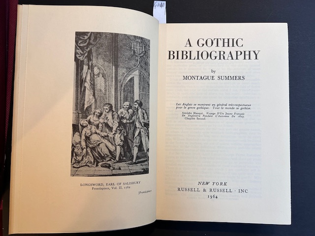 A gothic bibliography