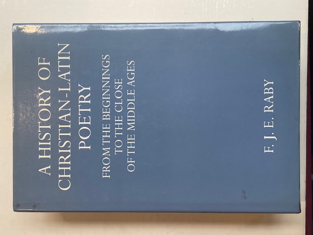 A history of christian-latin poetry from the beginnings to the …