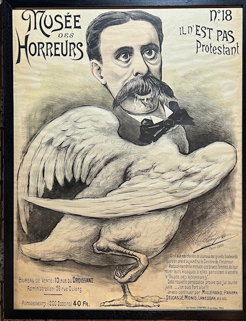 [AFFAIRE DREYFUS] Musée des horreurs - Manifesto originale litografia a …