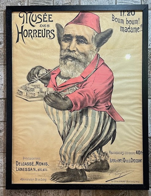 [AFFAIRE DREYFUS] Musée des horreurs - Manifesto originale litografia a …