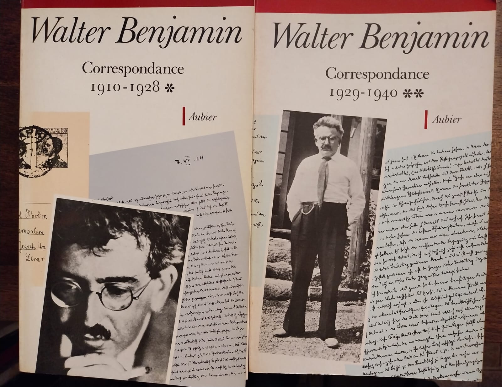 BENJAMIN, Walter. Correspondance 1910-1928; 1929-1940. Edition etablie et annotée par …