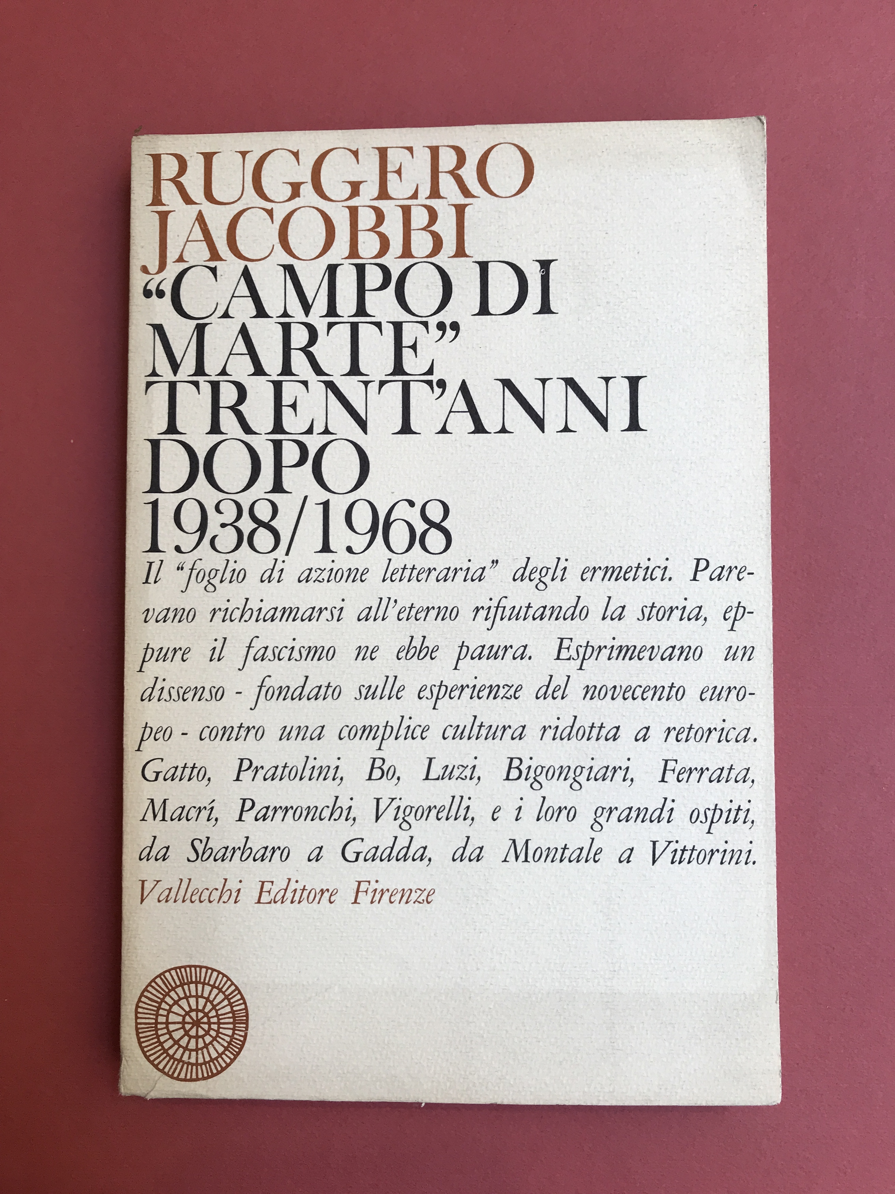 'Campo di Marte' Trent'anni dopo 1938 - 68