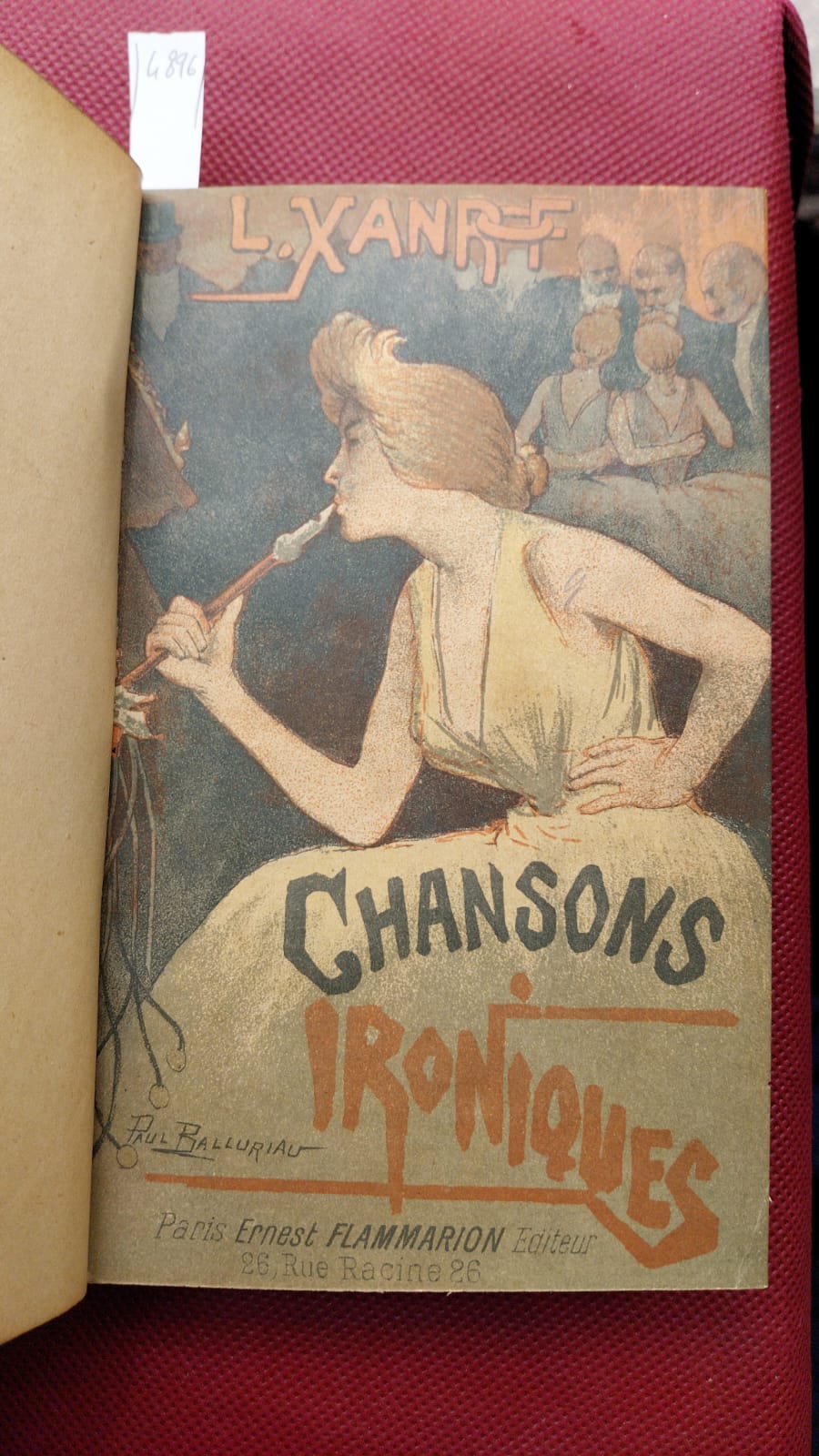 Chansons ironiques. Paroles et musique de Xanrof. Illustrations de P. …