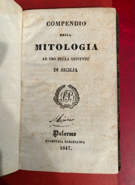 Compendio della mitologia ad uso della gioventù di Sicilia