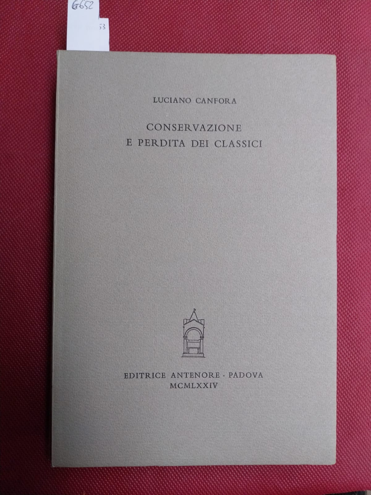 Conservazione e perdita dei classici
