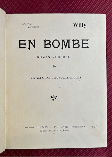 En Bombe. Roman modern. Illustrations photographiques.