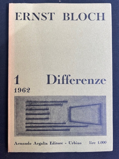 Ernst Bloch. A cura di Giancarlo Scorza. Quaderni di Differenze …