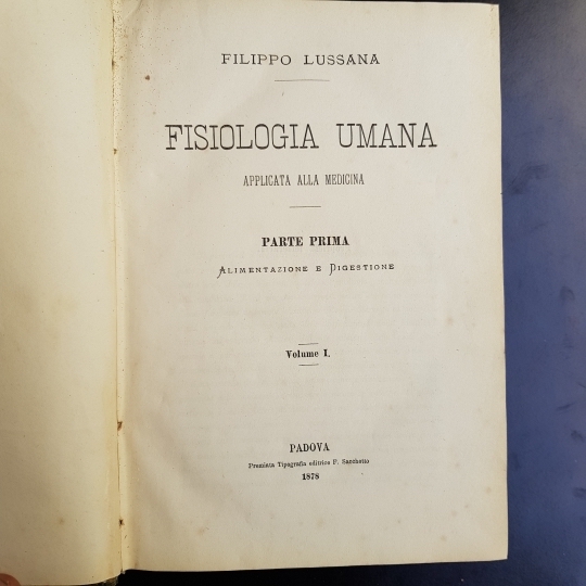 Fisiologia umana applicata alla medicina. Parte prima: Alimentazione e digestione; …