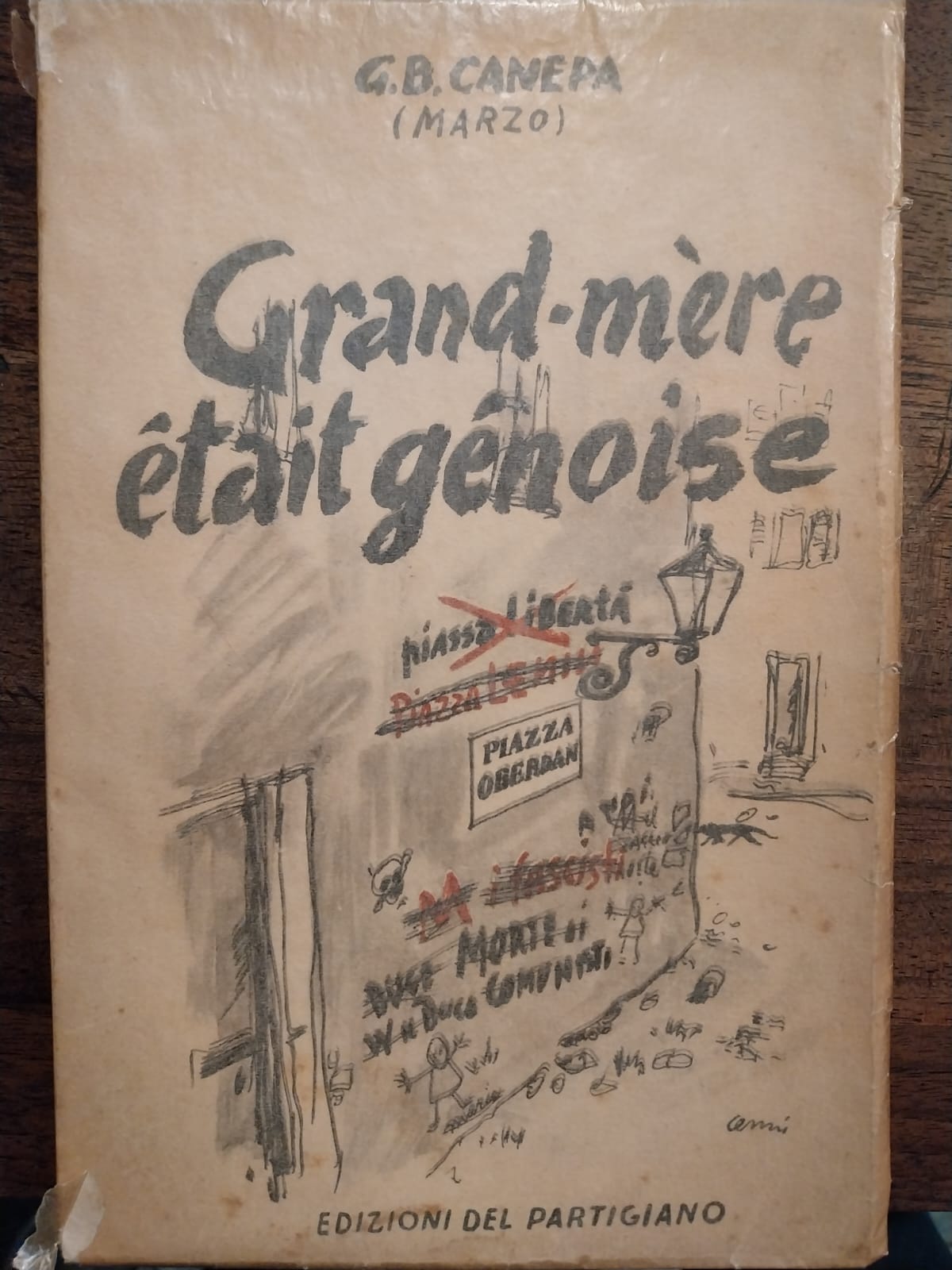 Grand- mère était génoise. Rècit (croquis de Cenni)