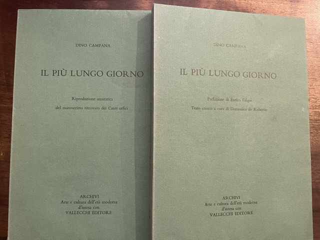 Il più lungo giorno. Prefazione di Enrico Falqui. Testo critico …