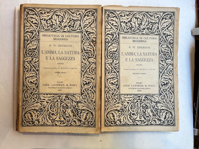 L'anima, la natura e la saggezza. Saggi. Prima e seconda …