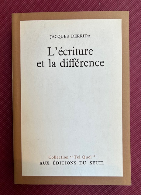 L'écriture et la différence