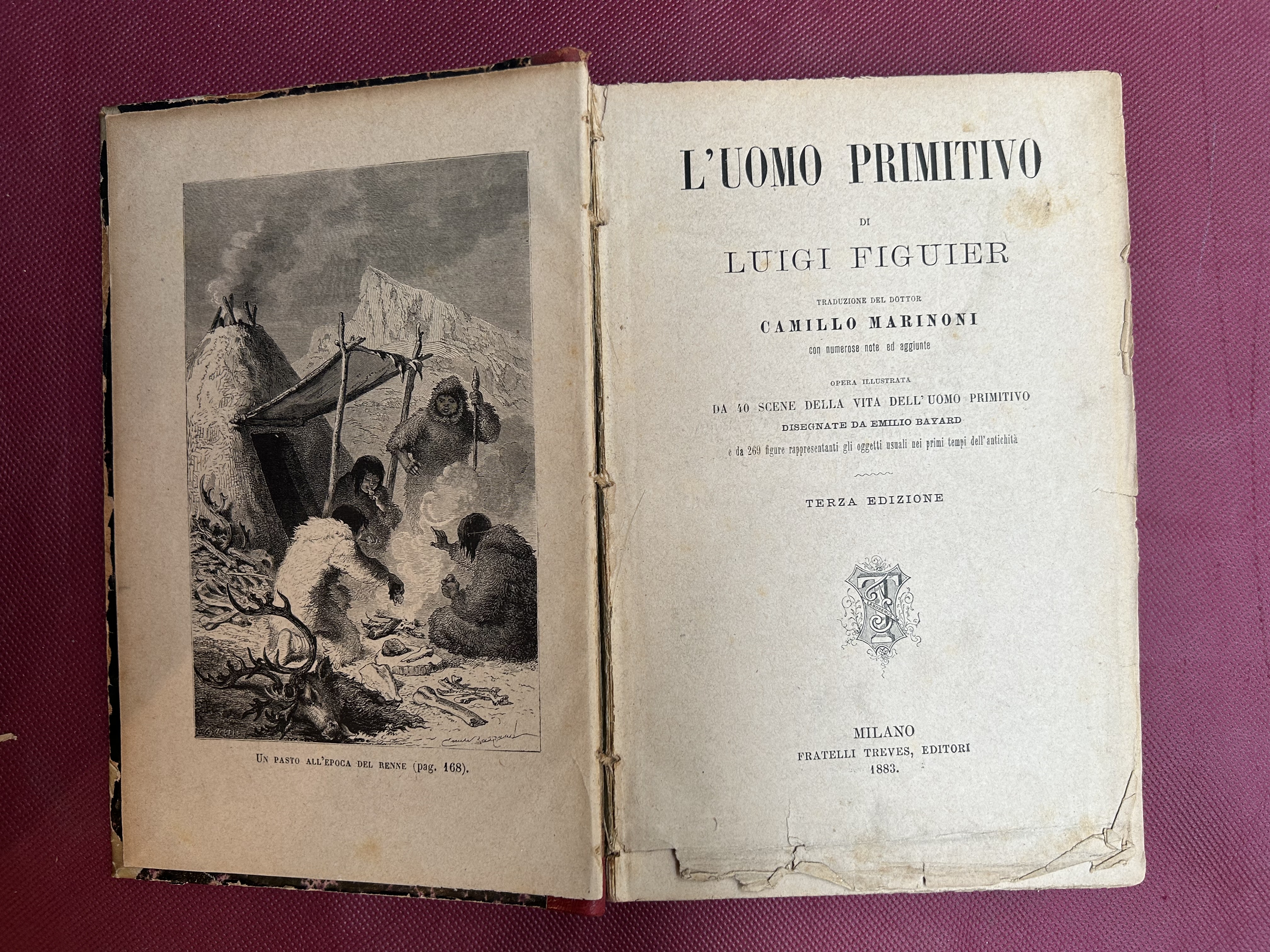 L'uomo primitivo. Traduzione di Camillo Marinoni con numerose note ed …