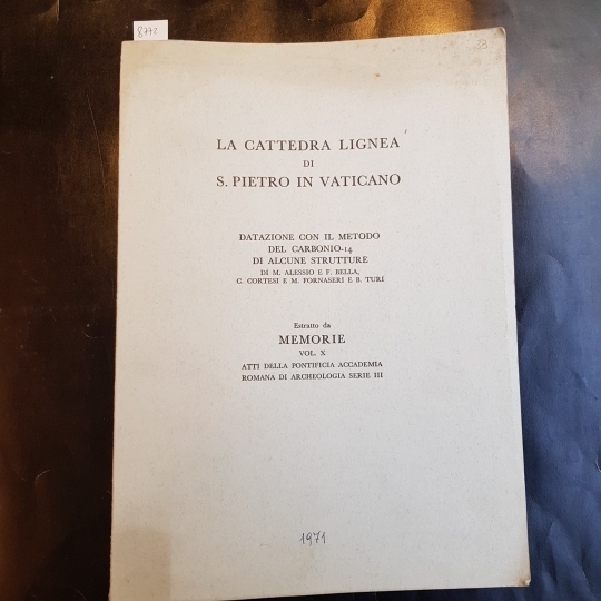 La cattedra lignea di San Pietro in Vaticano. Catazione con …