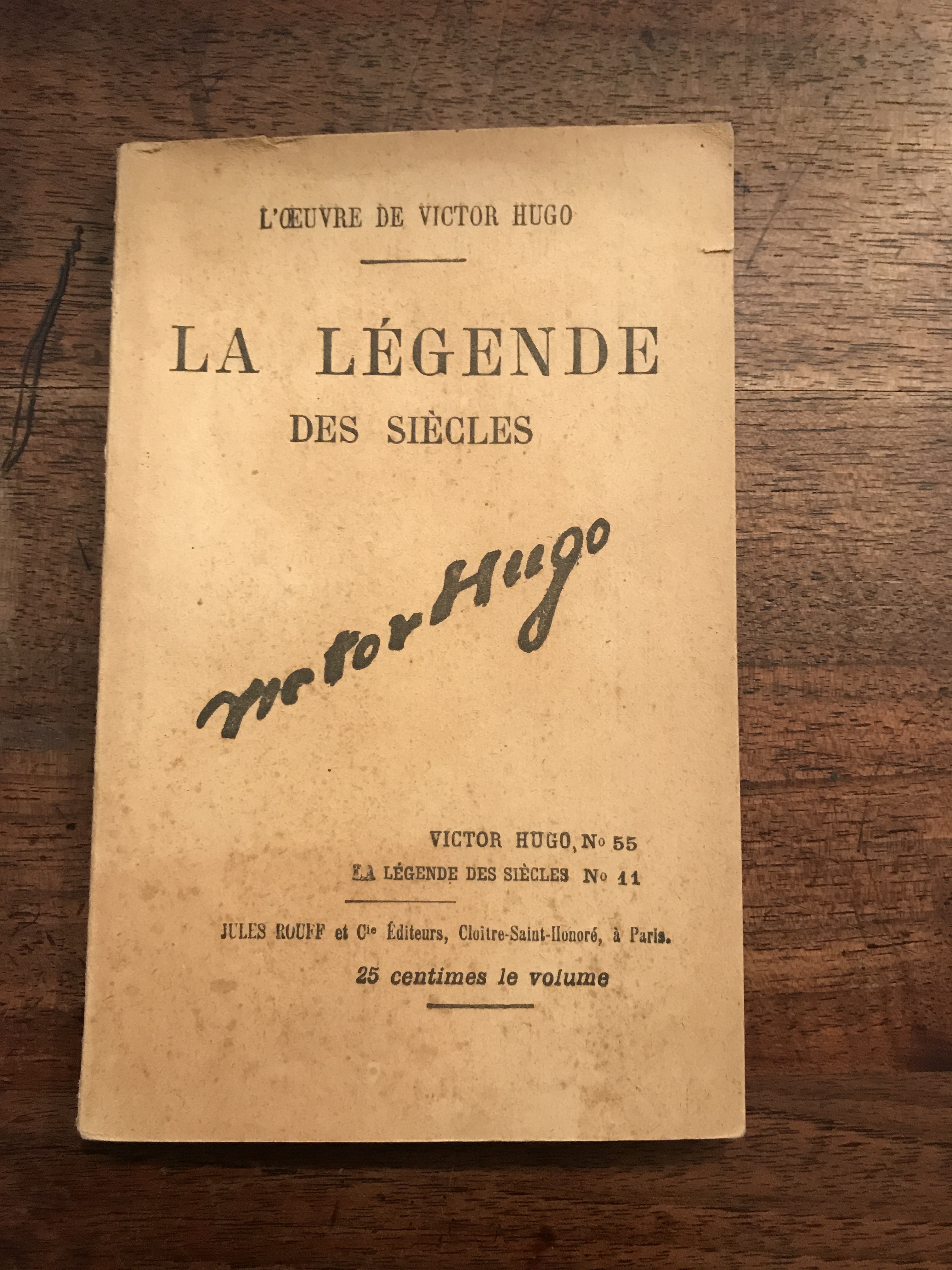 La légende des siècles.