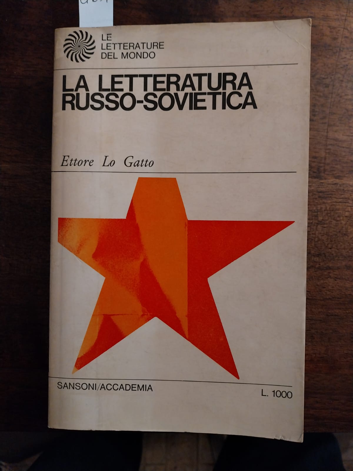 La letteratura Russso-Sovietica