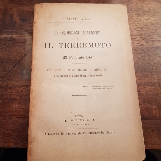 Le commozioni telluriche e il terremoto del 23 febbraio 1887. …