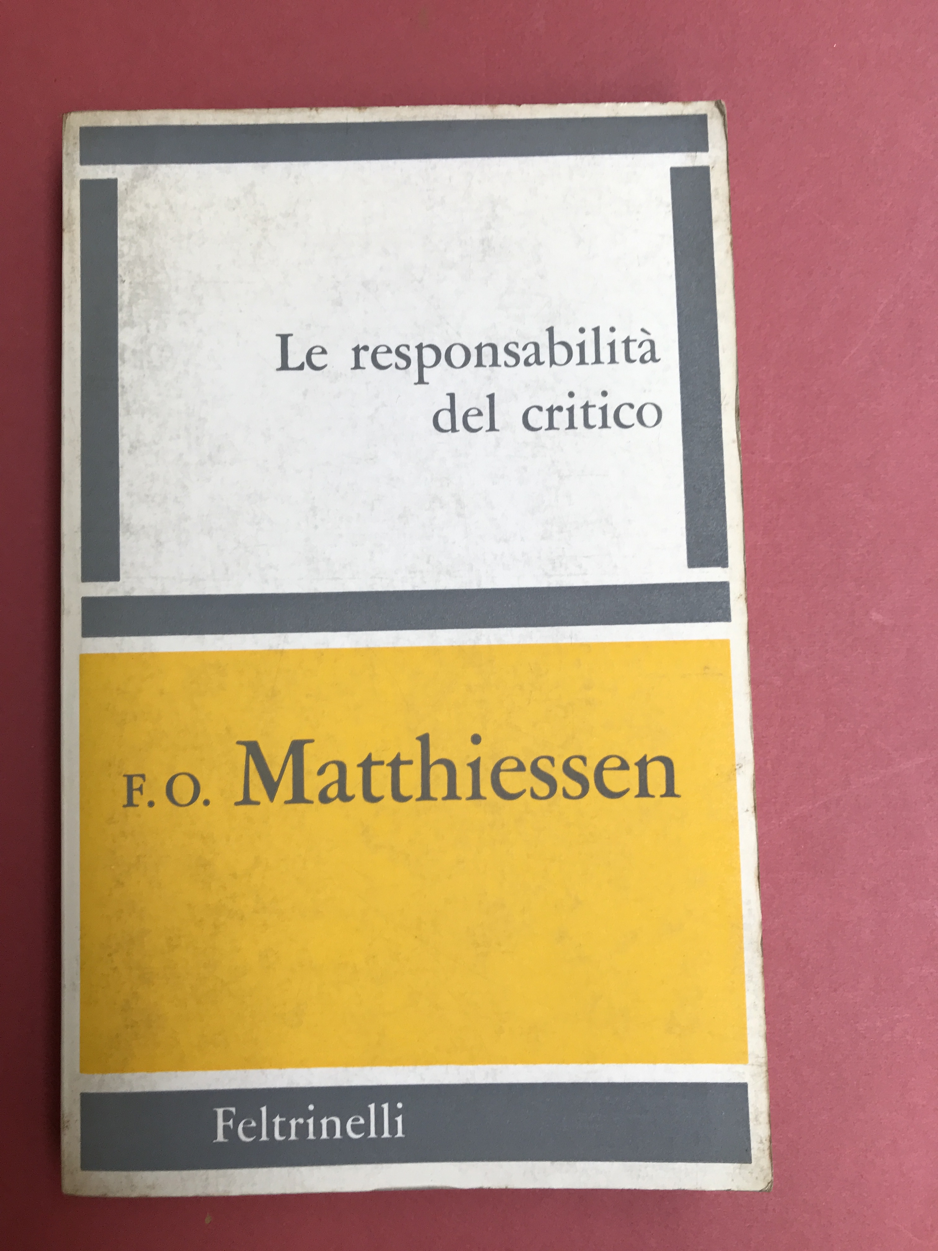 Le responsabilità del critico
