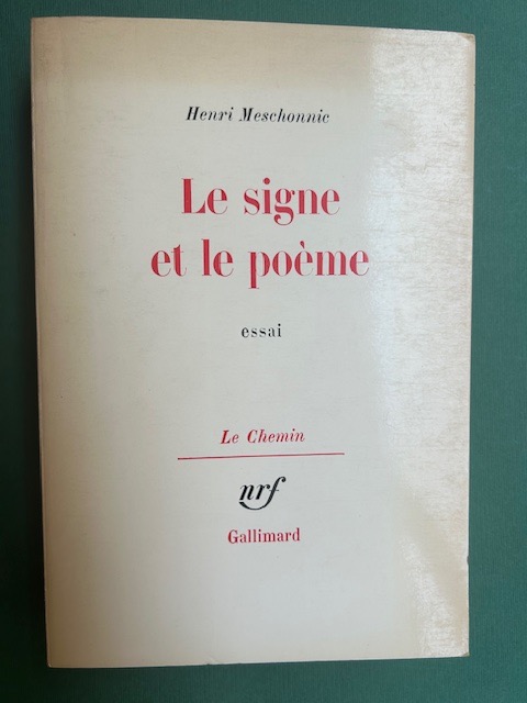 Le signe et le poeme. Essai