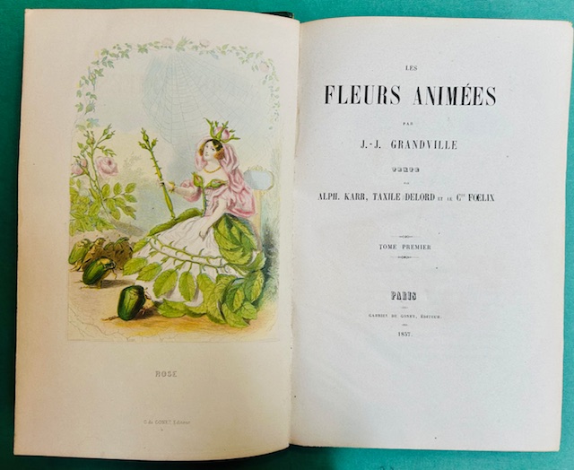 Les fleurs animées. Texte par Alph. Karr, Taxile Delord & …