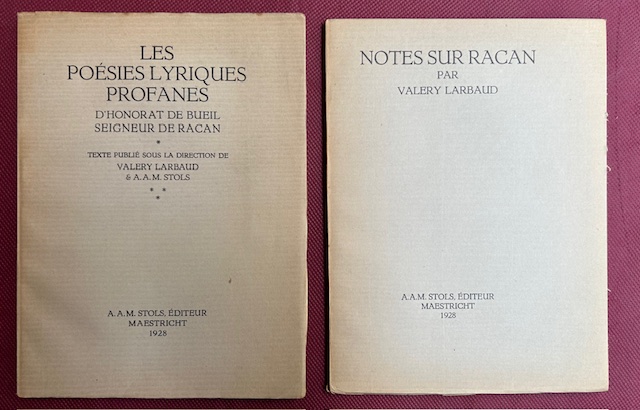 Les Poésies Lyriques Profanes / Notes sur RACAN