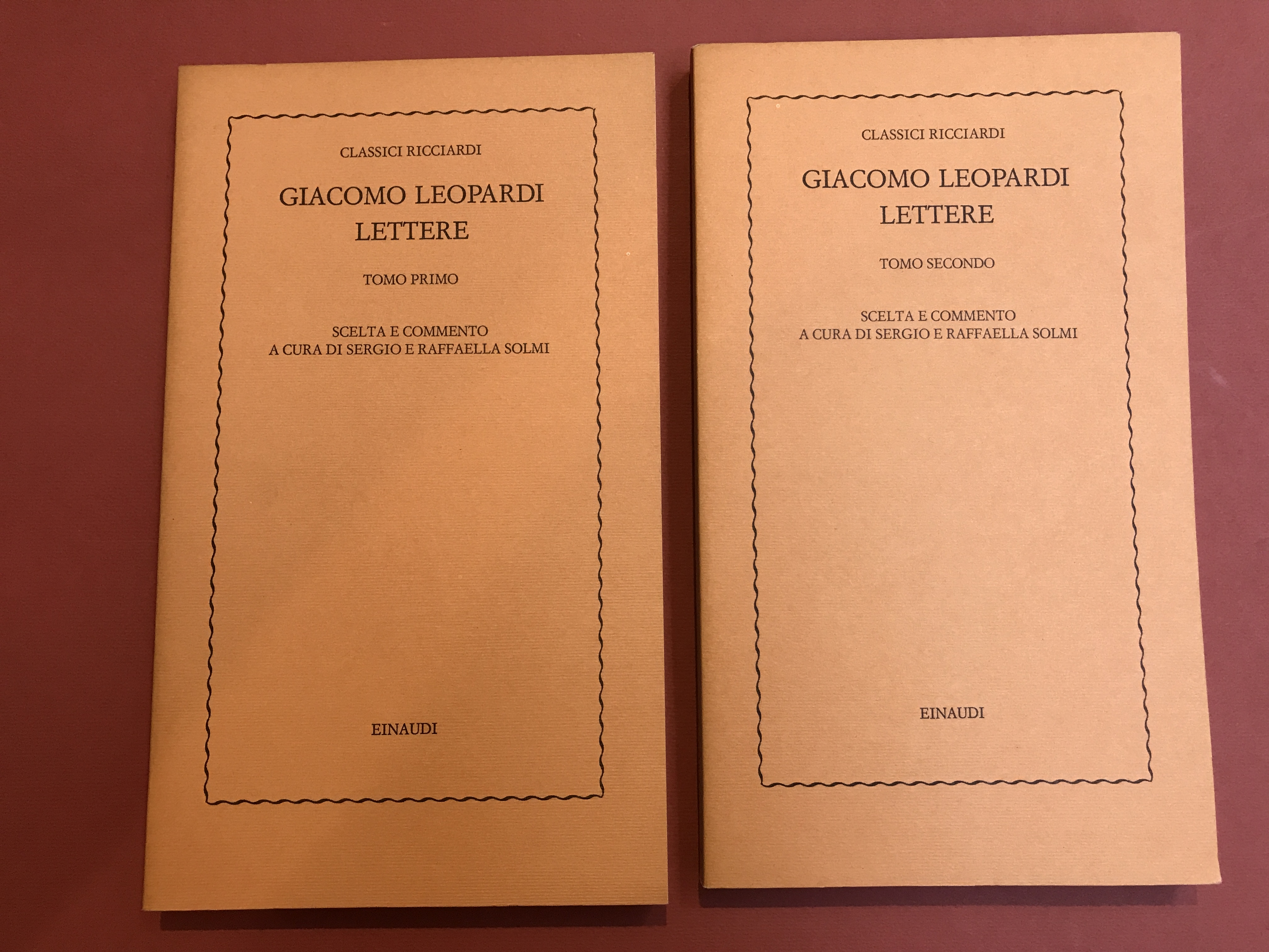 Lettere. Scelta e commento a cura di Sergio e Raffaella …