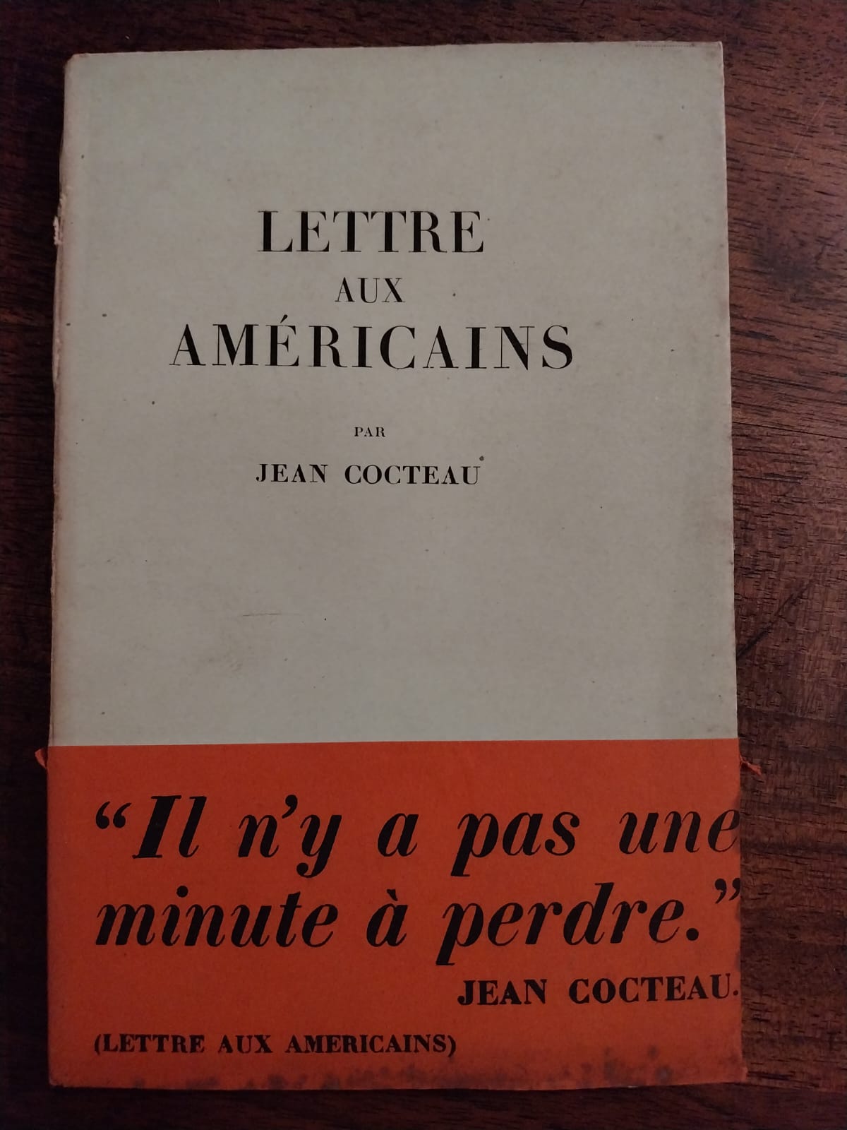 Lettre aux americains.